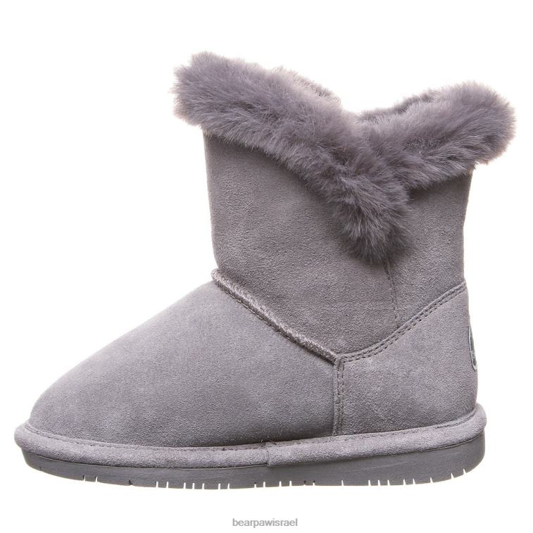 BEARPAW ילדים betsey נוער XB6J585 מגפיים ערפל אפור