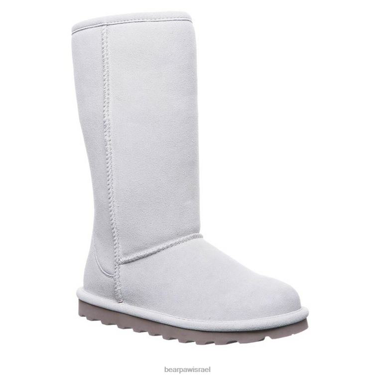 BEARPAW נשים elle גבוה רחב XB6J240 מגפיים לבן חורף