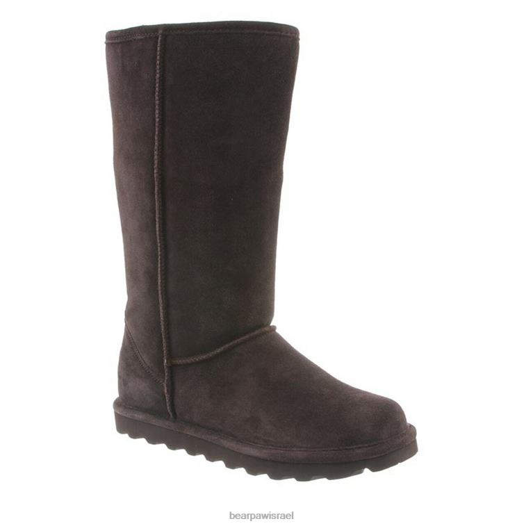 BEARPAW נשים elle גבוה XB6J244 מגפיים שוקולד