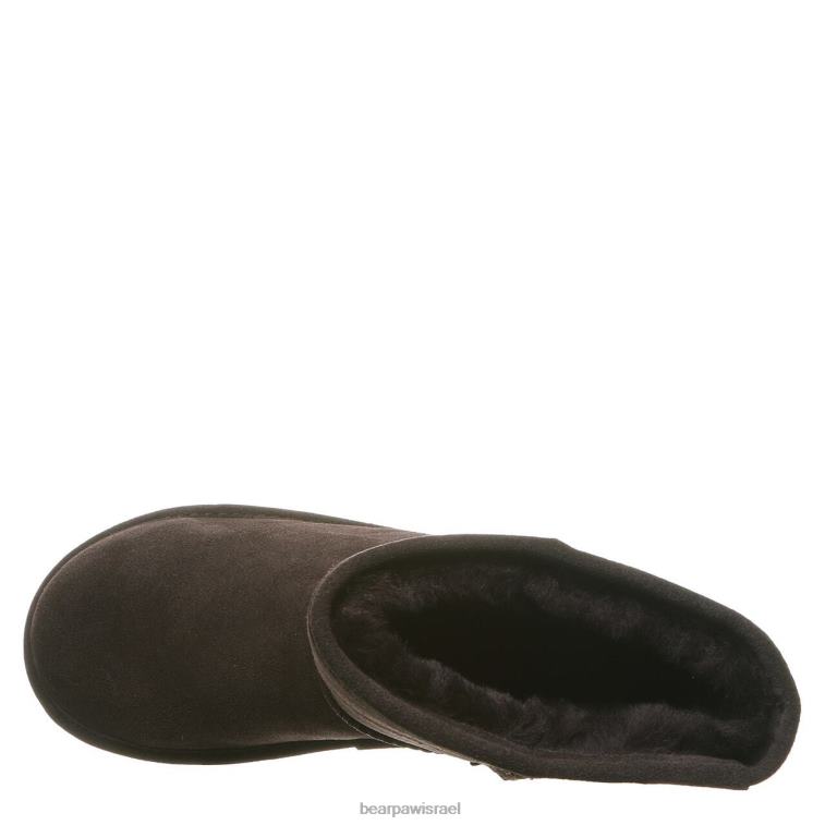 BEARPAW נשים elle קצר רחב XB6J252 מגפיים שוקולד