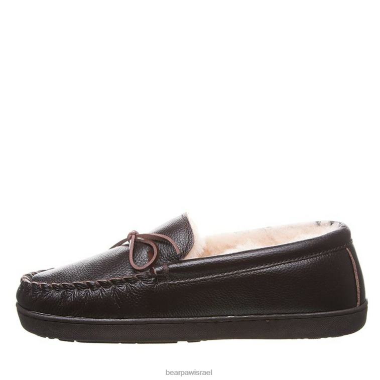 BEARPAW גברים mach iv רחב XB6J531 נעלי בית שוקולד